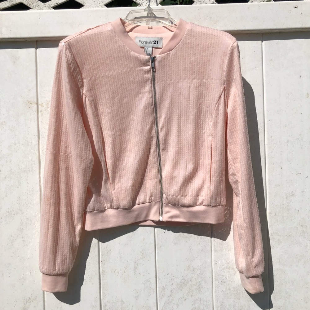 Pink Sequence Jacket - image 1